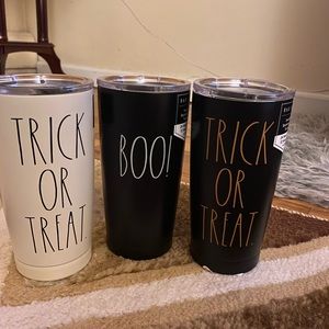 Rae Dunn Halloween tumbler set